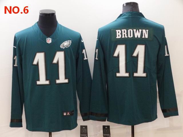 Men's Philadelphia Eagles #11 AJ Brown Jersey NO.6;